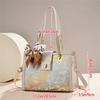 Exquisite Festive Red Embroidery Handbag, Classic Top Handle Shoulder Crossbody Gift Bag For Daily And Wedding Use