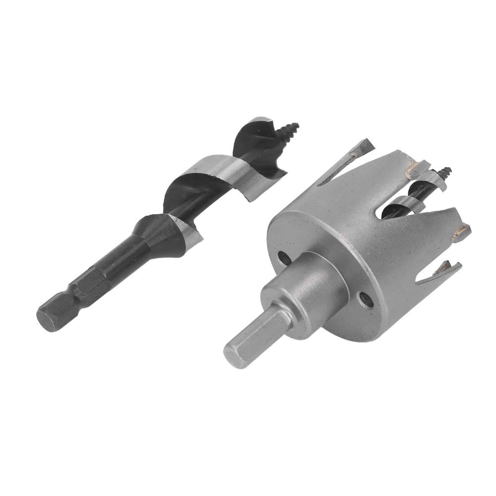 High Torsional Force Shank Ball Deadbolt Hole Saw Cemented Carbide Hole Saw For Metal Door