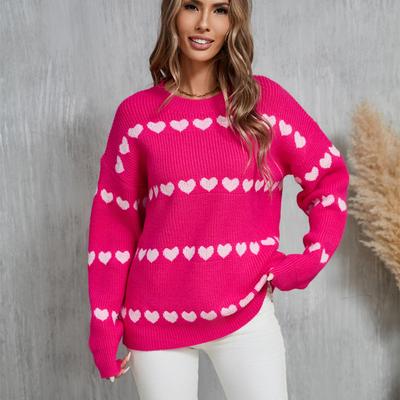 Женский осенне-зимний трикотаж Love Fashion Пуловер Свитер с длинными рукавами
