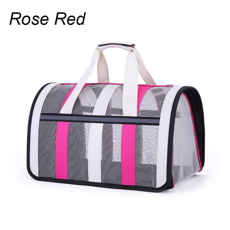 Портативная сумка-переноска для собак и кошек, дорожные сумки для щенков, дышащая сетка для маленьких собак, кошек и собак, складная сумка-сетка для клеток малого и среднего размера