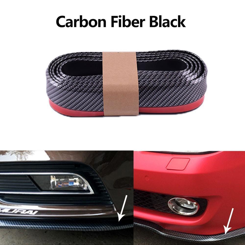 Универсальный автомобильный бампер для губ 2,5 м, наклейки для переднего бампера автомобиля, резиновая защита для автомобильного бампера, внешние молдинги, бампер для губ