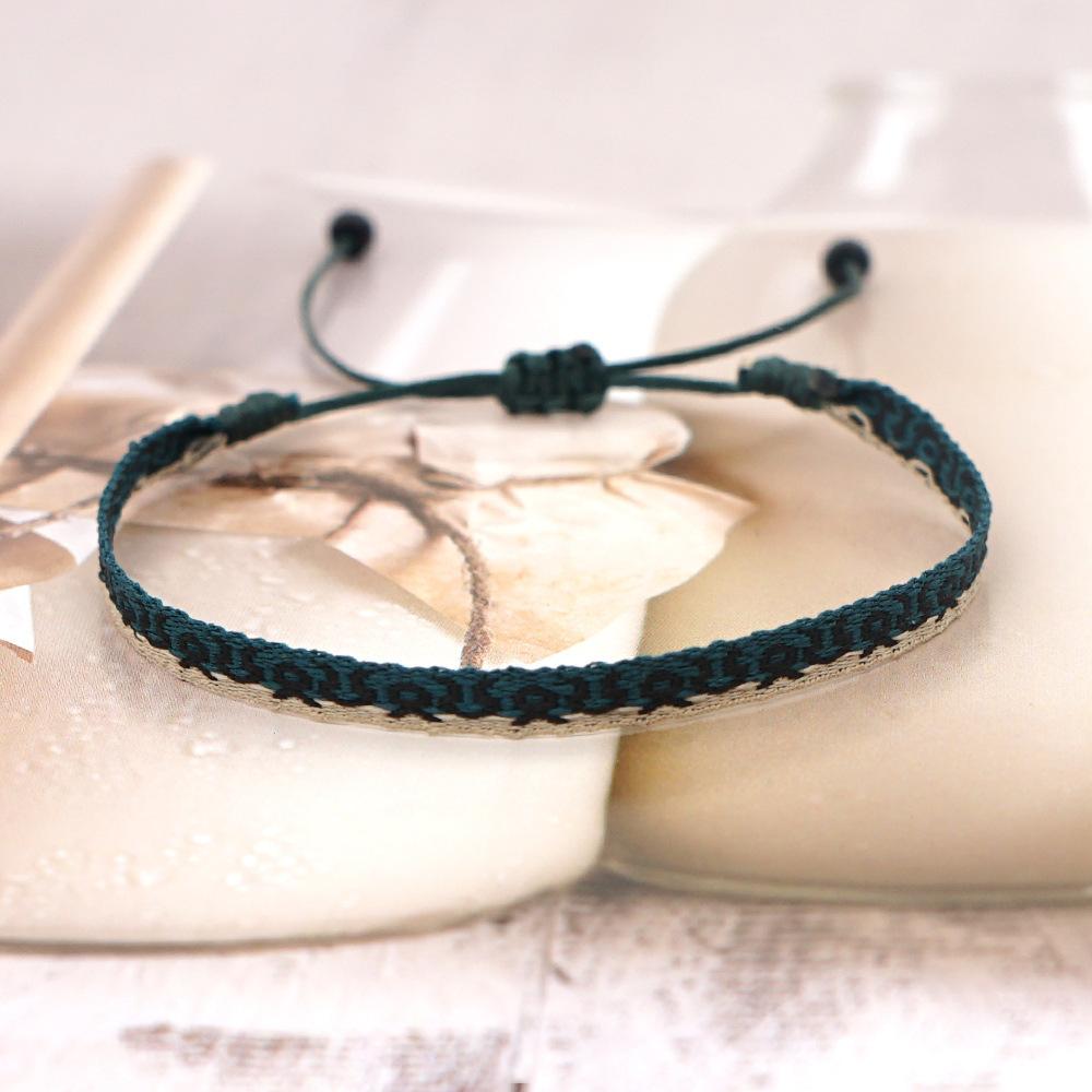 1 шт. браслет ручной работы с богемной этнической лентой