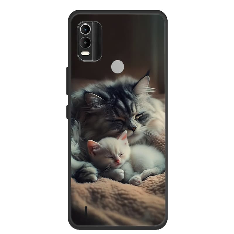 Чехол для Nokia C21 Plus Чехол для телефона Coque Черный Силиконовый Мягкая задняя крышка Чехол для Nokia G21 / G11 / C21 Plus Чехол C21Plus Funda