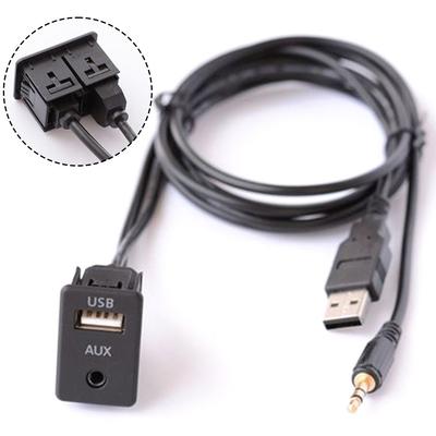 Для автомобиля Toyota AUX USB Папа Для Врезного Адаптера на Приборную Панель Эффективный И Надежный