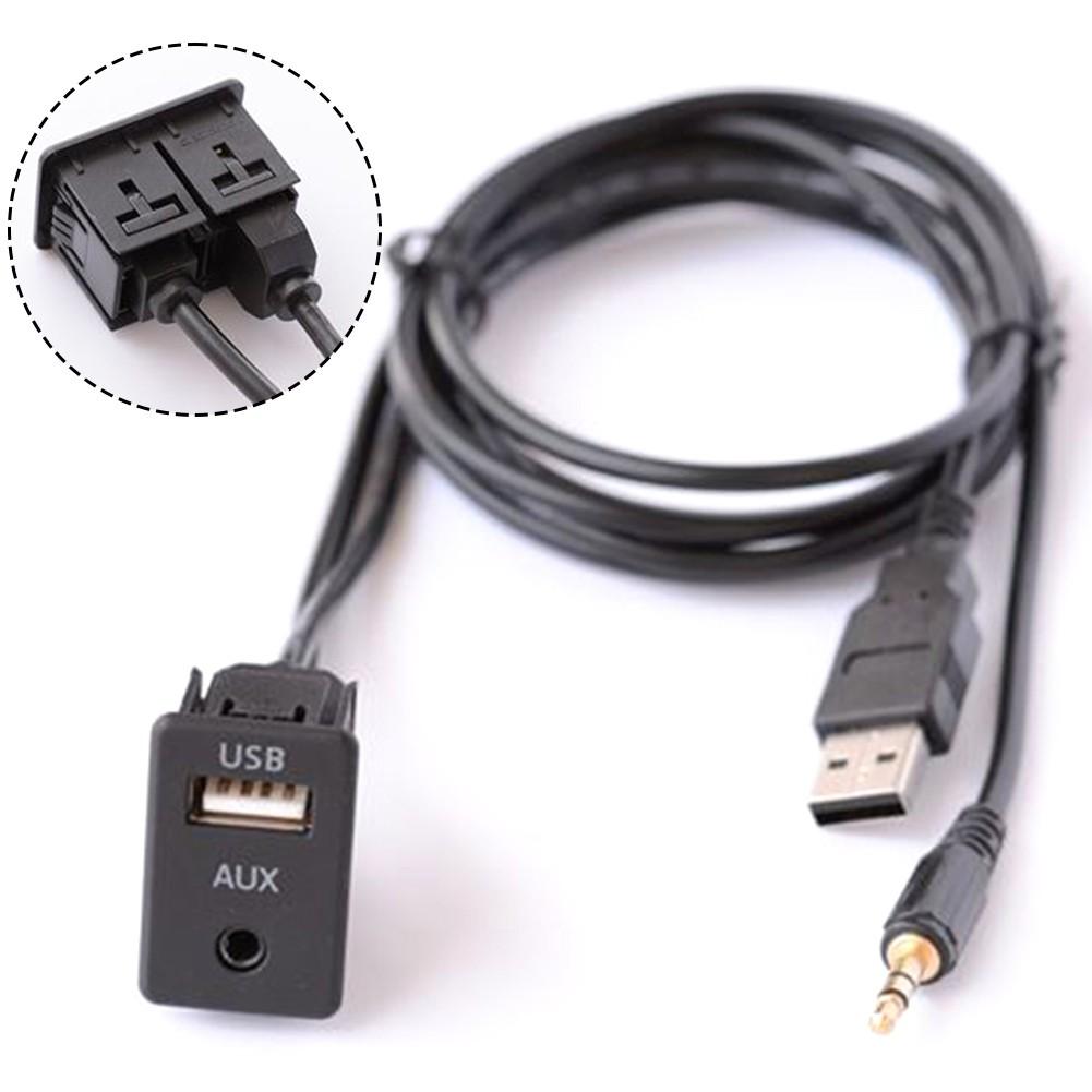 1 шт. Автомобильный AUX USB Папа Врезной Монтажный Адаптер Подходит Для Toyota New