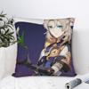 Принт Геншин Аниме Милый Наволочка Полиэстер Наволочка Подушка Подарок Самодовольный Альбедо Клетчатый Чехол для Подушки-Накидки Домашний Оптовый