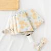New Product, Fully Automatic Folding Umbrella, Dual-Purpose Sun and Rain Umbrella for Women, Yellow Floral Design, High Aesthetic Value, Ins-Style