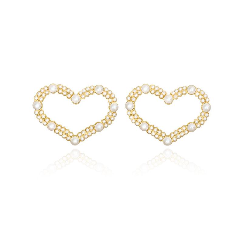 Korean S925 Sterling Silver Pearl Stud Earrings - Trendy and Elegant Design