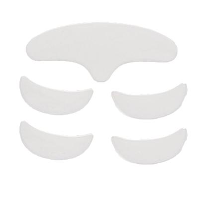 5 шт. силиконовый патч против морщин, подтягивающий кожу, многоразовый моющийся пластырь для лба, глаз и лица