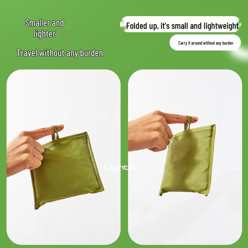 Складная водонепроницаемая сумка-тоут большой вместимости - Однотонная, из экологичной ткани Оксфорд для покупок