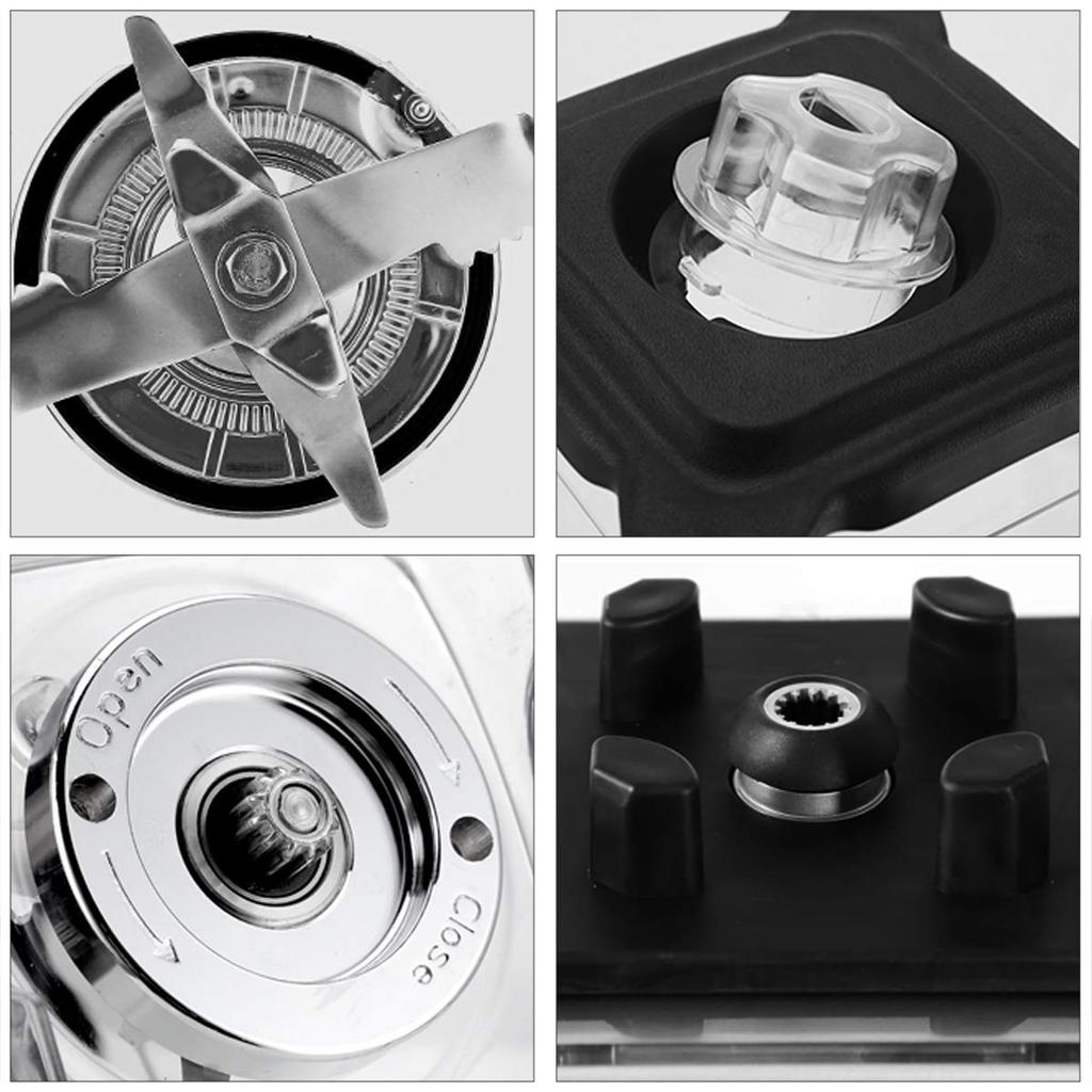 Коммерческий блендер Huanyu со звукоизоляцией, четырьмя скоростными функциями и полировкой, 1000 Вт/2 л, регулировка, один, сок/соевое молоко/лед/орехи