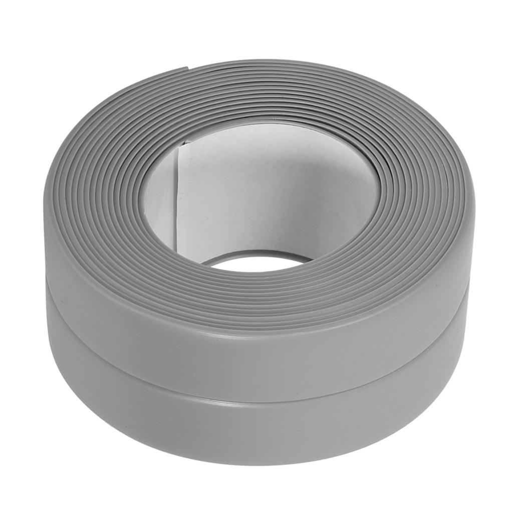 Self Adhesive Bath And Wall Sealing Strip Sink Basin Edge Trim Kitchen (#3 Grey 38mm X 3.2m)
