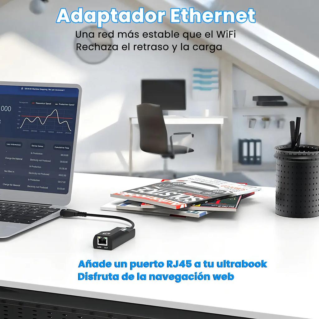 USB 3.0 на RJ45 Гигабитный Ethernet LAN Адаптер, 1000 Мбит/с, Plug & Play Проводная Сеть, для Windows, Mac, Ноутбука, ПК