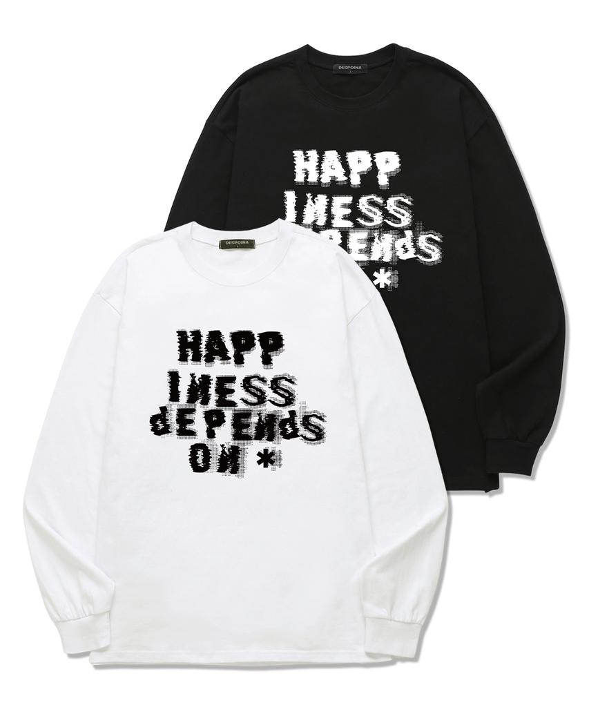 Свитшот Ujeu Happiness с длинным рукавом (Dls029) черный