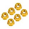 6x Rear Sprocket Nuts M10 X 1 Gold For Ducati 1098 1098S 1098R 1198 S 2007-2011