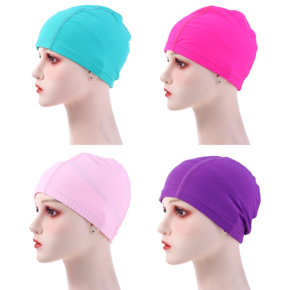 Waterproof Water Sport Ultrathin Elastic Nylon Swimming Hat Bathing Caps Swimming Cap Pool Hat