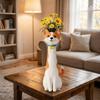 Handmade Dog Flower Vase Cartoon Animal Planter Modern Animal Flower Holder  Home Decor