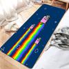 Мультяшные коты N-Nyan Коврики для комнаты Дешевле Противоскользящий Современный Коврик с принтом для гостиной Балкона Приветственный