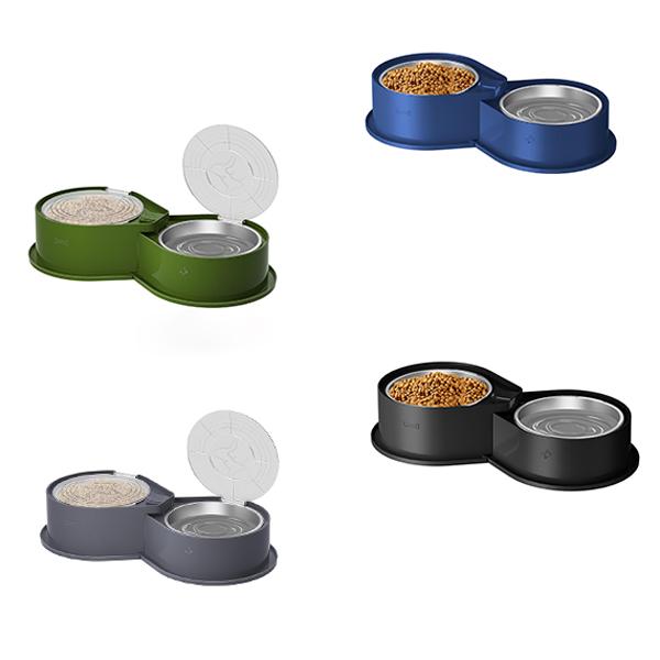 Large Capacity 304 Stainless Steel Bowls,Anti-Skid Food Water Set for Dogs Cats