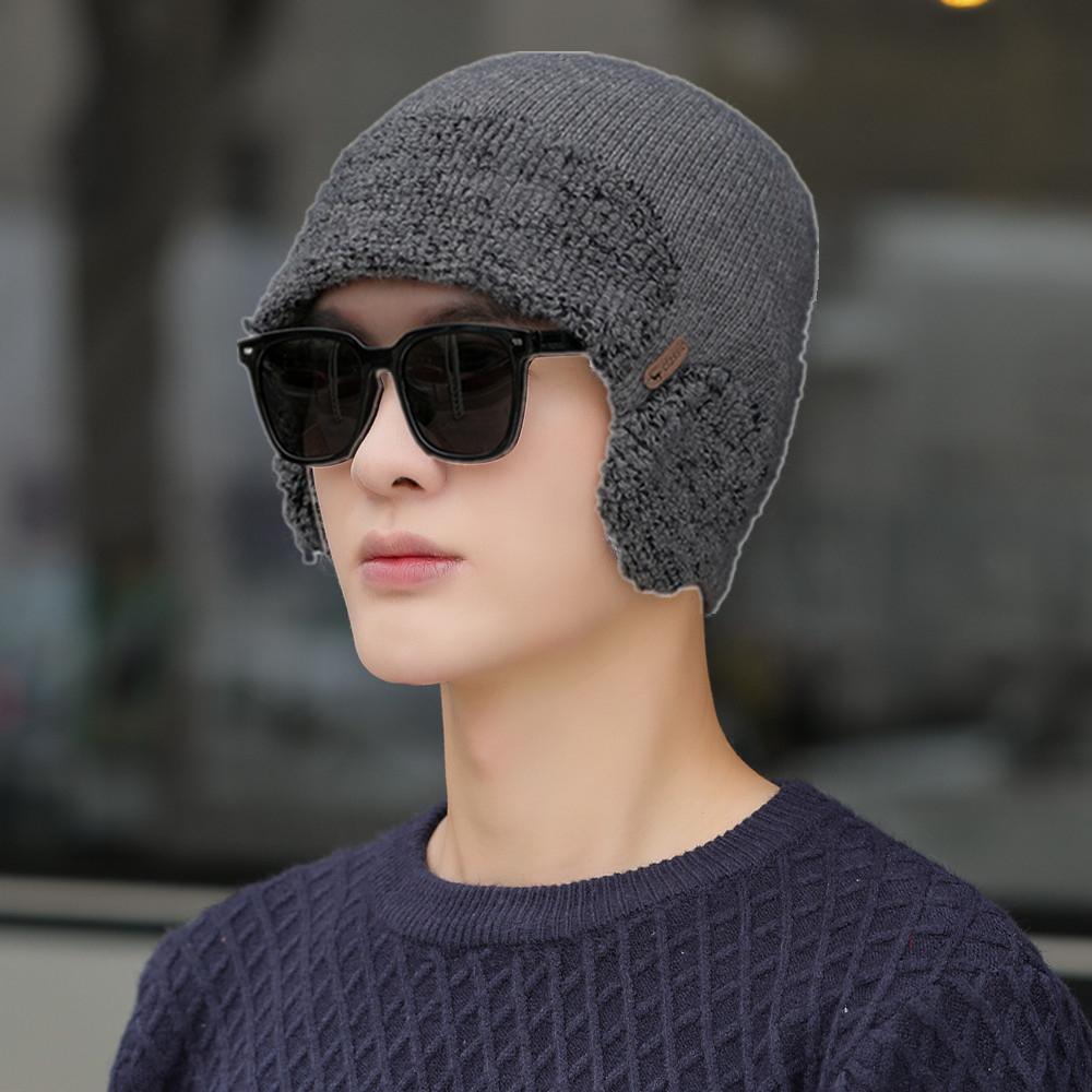 Новая зимняя вязаная шапка унисекс с защитой ушей, модная мягкая шапка-бини для мужчин и женщин, спортивная шапка-ушанка для спорта на открытом воздухе, классическая согревающая шапка