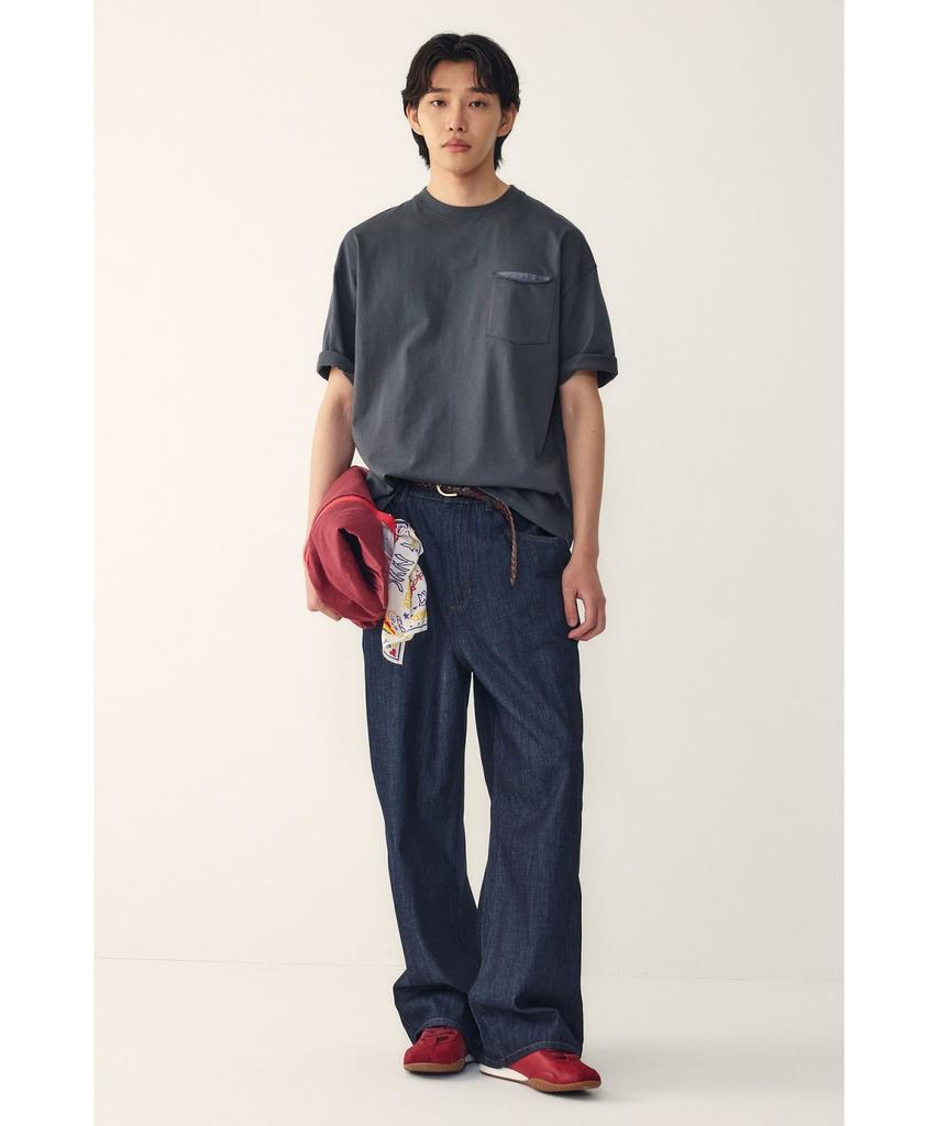 STUDIO TOMBOY [Men] Pocket Detail Short Sleeve T-Shirt_Charcoal 9156222311