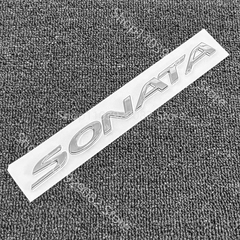 Для Sonata YF LF задний значок автомобиля значок на багажник наклейка на автомобиль Hyundai Sonata 8-го 10-го черные значки автомобиля