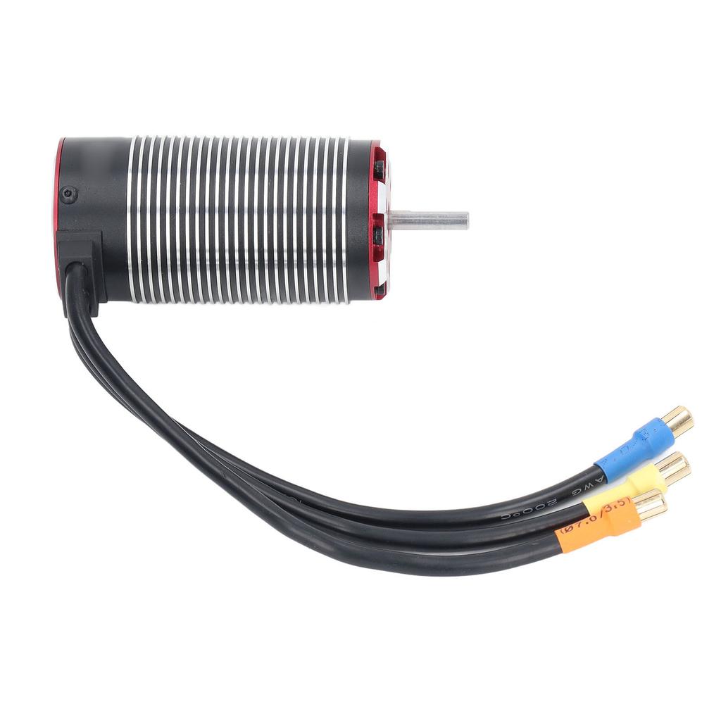 4282 2150KV V2 RC Бессенсорный Бесколлекторный Двигатель 4 Полюса Ротор Встроенный Температурный Порт для 18 RC Автомобиля