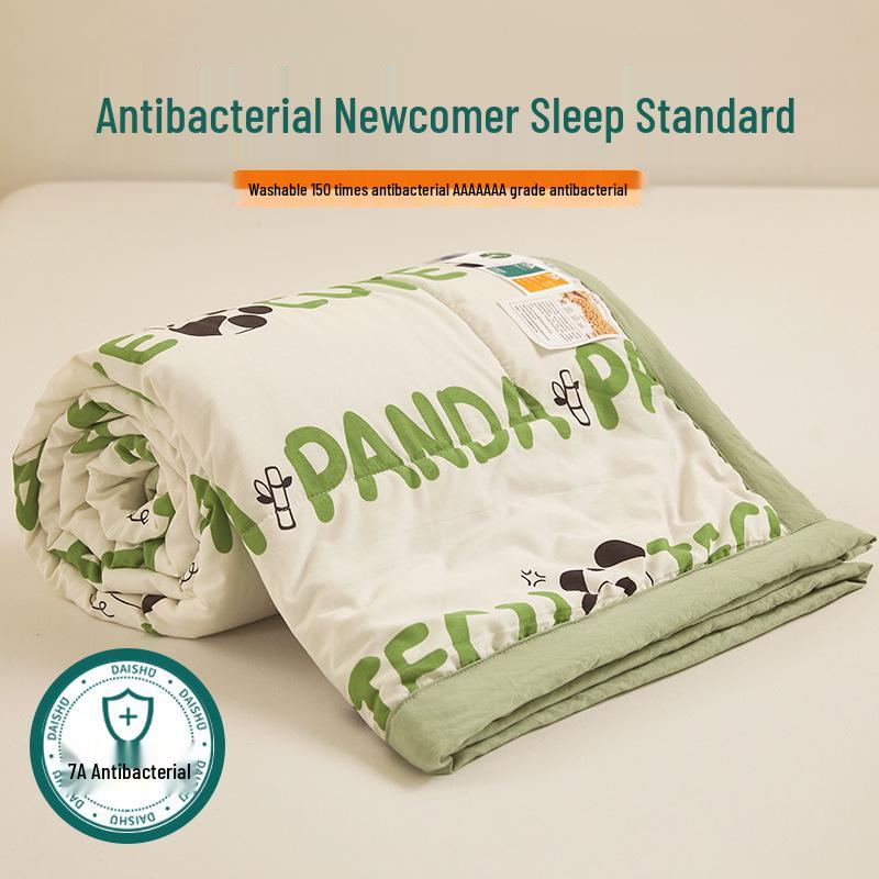 7A Antibacterial Summer Air Conditioner Quilt - Washable Cooling Cotton Quilt for Dorms and Students