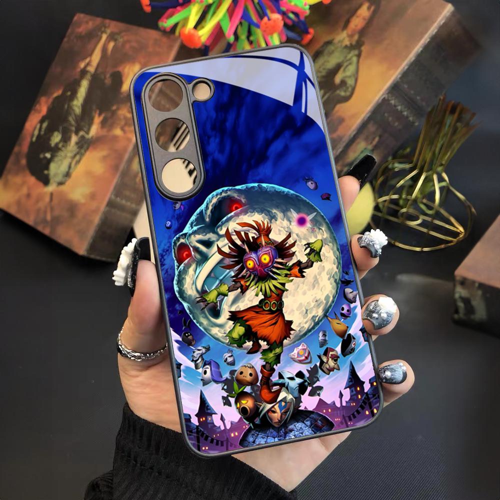 Мультяшный Аниме Игровой Чехол для Телефона Z-Zelda для Samsung Galaxy S24 S23 S22 S21 S20 A24 A34 A54 A53 Note20 M54 Fe Ultra Plus Стекло