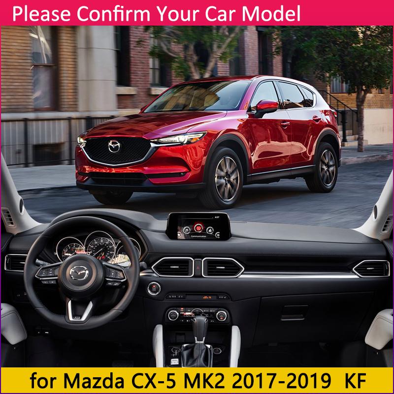 for Mazda CX-5 2017 2018 MK2 KF CX5 CX 5 Anti-Slip Mat Dashboard Cover Pad Sunshade Dashmat Protect Carpet Car Accessories