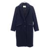 PUBLIC TOKYO Made In Japan Cashmere Blend Chester Coat 1 Navy Women Used