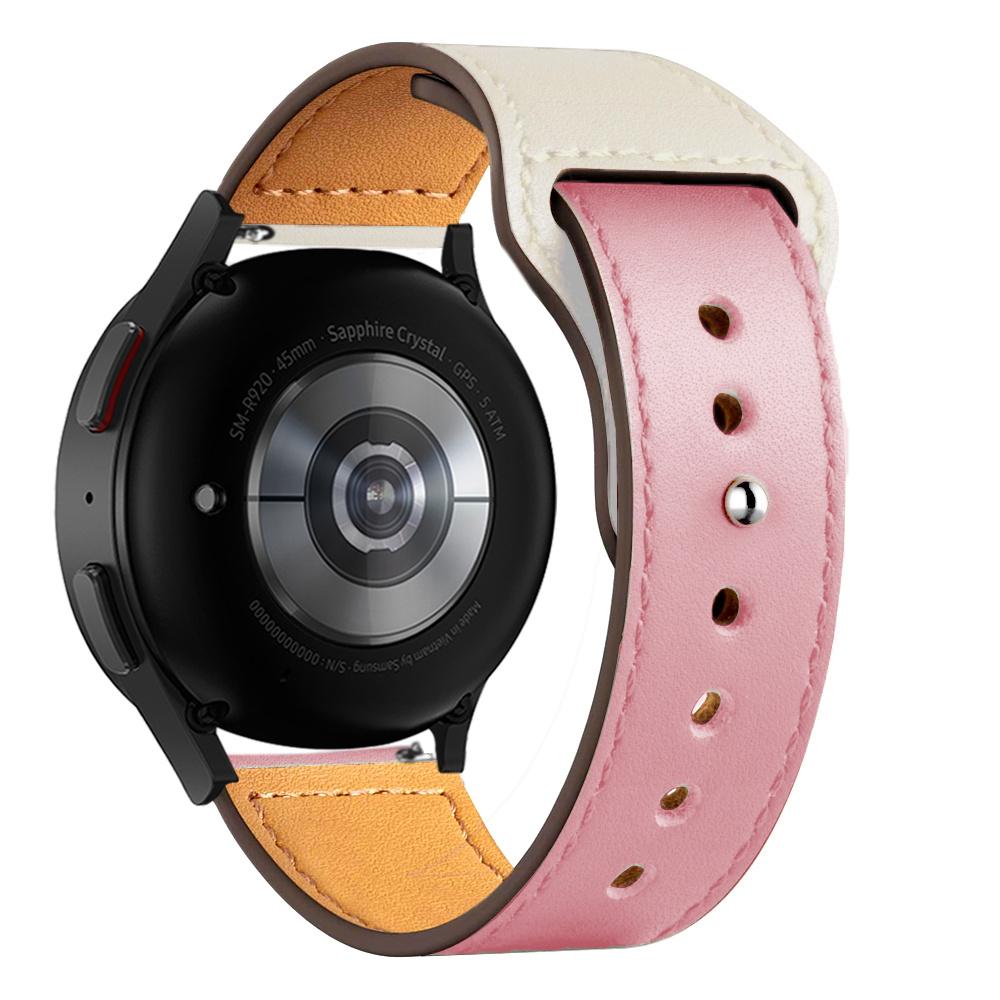 20mm 22mm Band For Samsung Galaxy watch 4/7/5 Pro/6/classic/Gear s3 40mm 44mm Leather bracelet correa Huawei GT/2e/3/4/5 straps