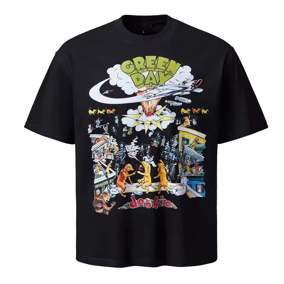 2026 HotStone Heavy Rock Punk Streetwear Pure Cotton T-Shirt - Comfortable, Breathable, High-Quality, Retro Y2K Style