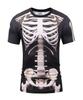 Honesty Mouth Funny 3D Printed Skeleton T-Shirt, Bones, Skeleton, X-Ray, Cosplay, Joke, Men's (XXL)