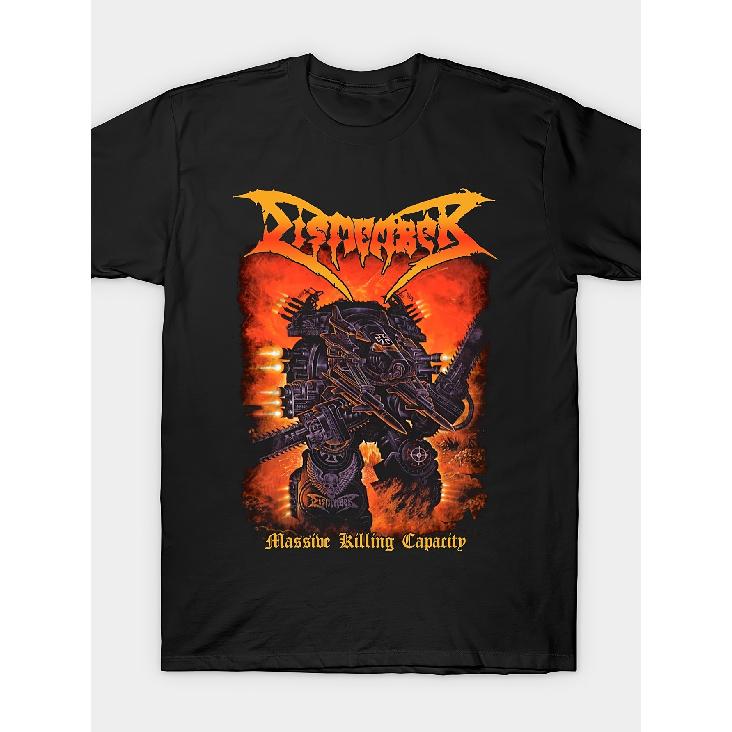 Dismember Band Мужская Черная Традиционная Футболка с Круглым Вырезом | S M L XL 2XL 3XL, Повседневный Стиль, Круглый Вырез, Ткань с Легкой Эластичностью, Обычная Посадка, Короткий Рукав,