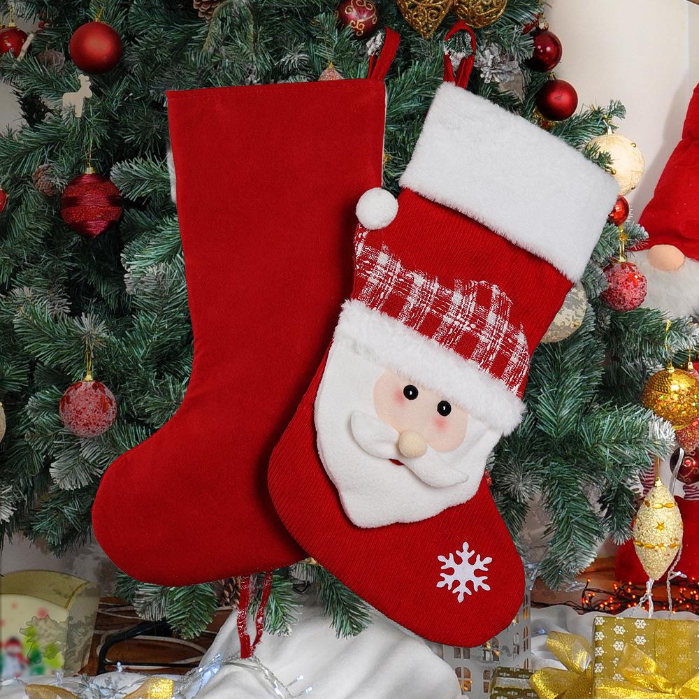 Christmas decorations, creative gift socks, Christmas tree decoration pendants, home scene decorations