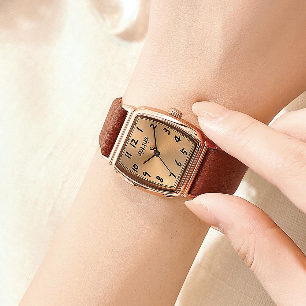 Jyullieoseu Ja-1357 Женские часы/Наручные часы/Кожаный ремешок