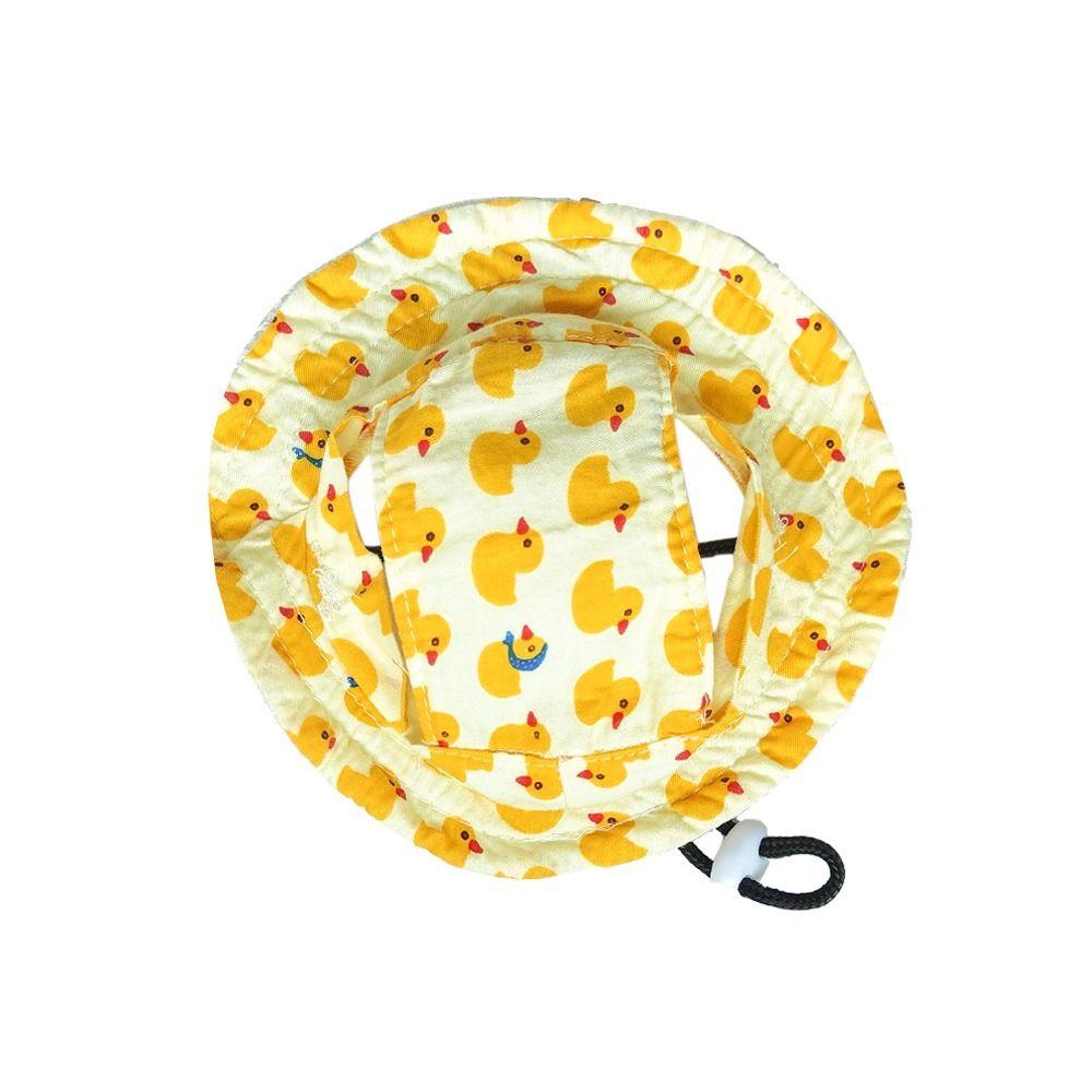 Breathable Dog Sunshade Hats Adjustable Pet Sun Hat Fashion Dog Fisherman Hat for Cats Dogs