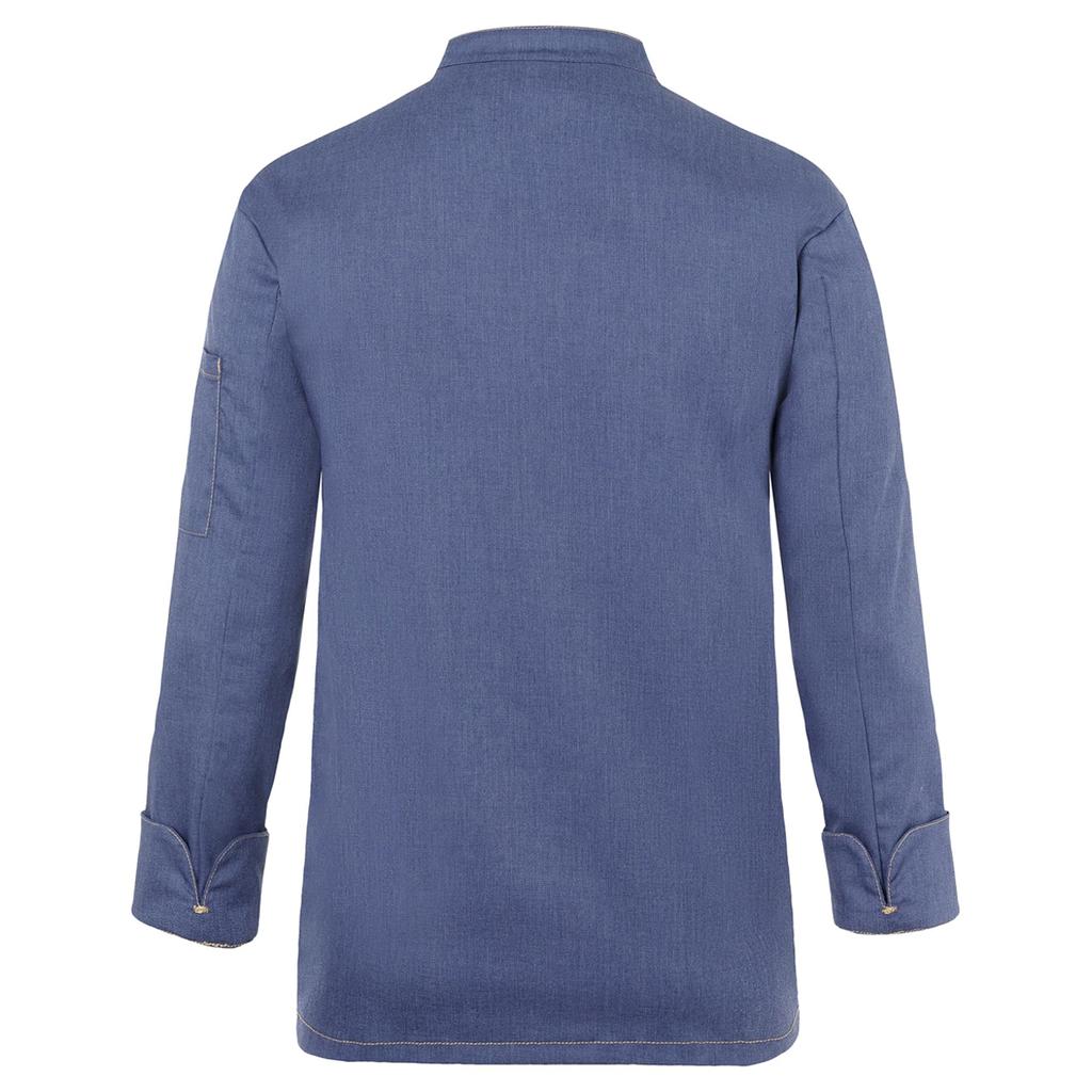 Mens Kochjacke Denim Look Chef Jacket