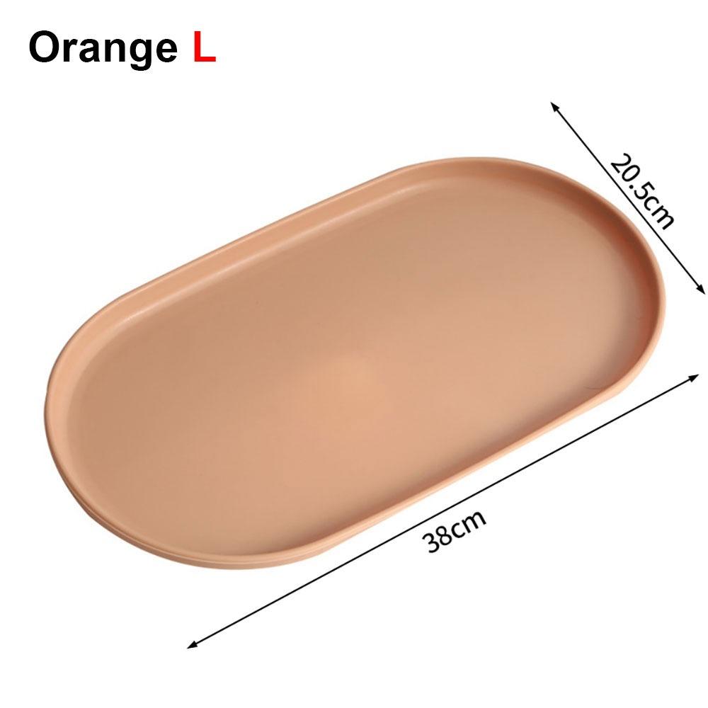 1Pcs Stackable Dessert Tray Smooth Edge Food Serving Tray New Fruit Plate for Home Kitchen