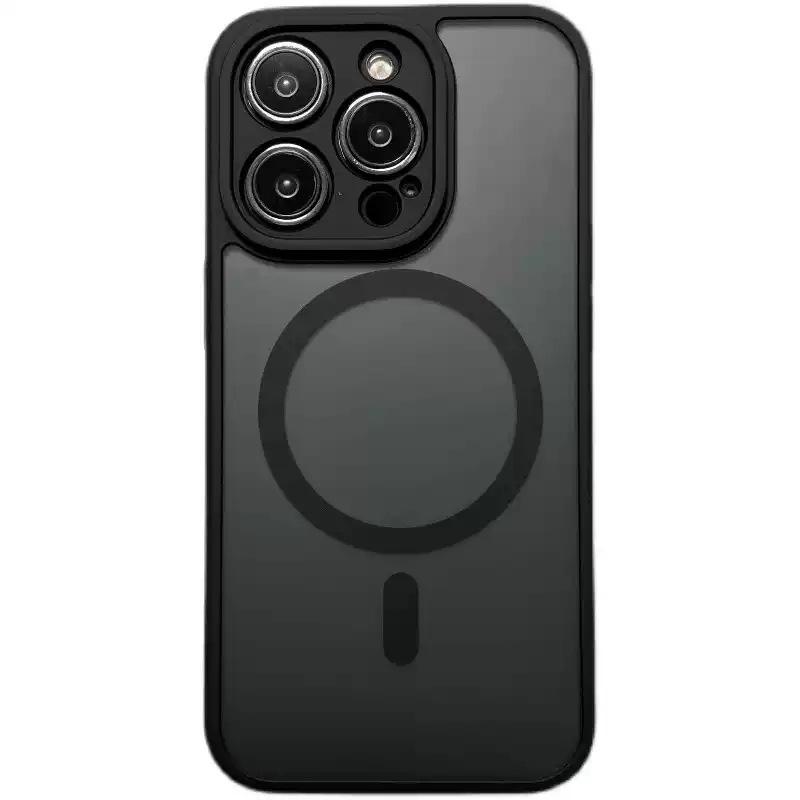 Магнитный противоударный матовый чехол для iPhone 17 Pro с текстурой, как у кожи Apple, и высокой эстетикой
