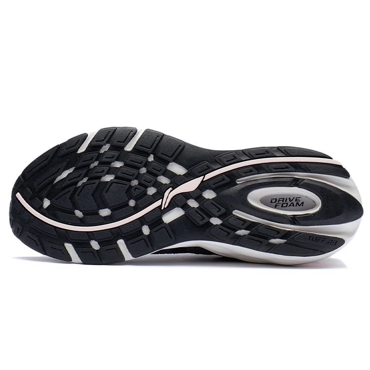 Li-Ning Yufeng Shock Absorption Rebound Low-Top Running Shoes Women Sneaker Black ARSR034-1