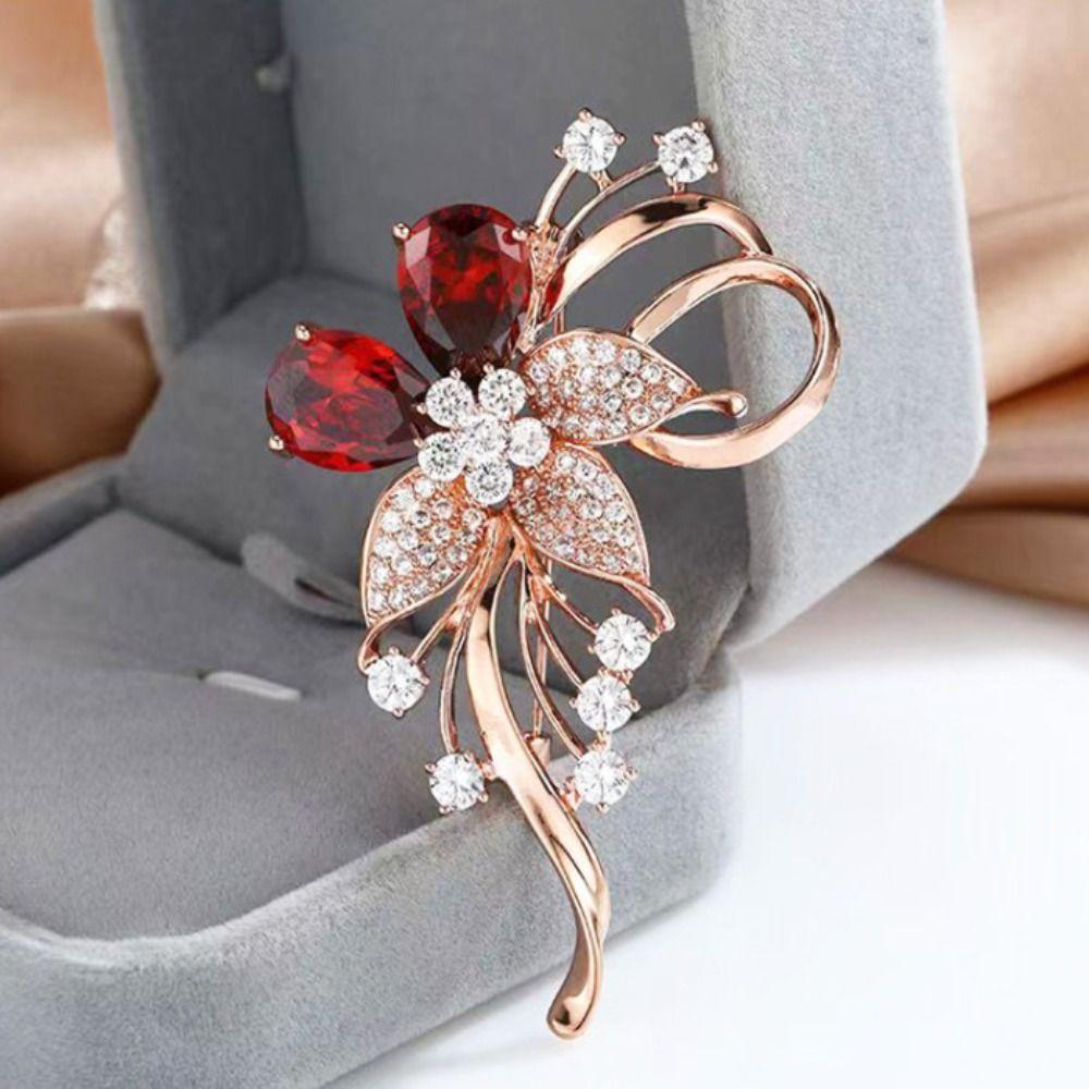 Sophisticated Corsage High-end Sweater Pins New Flowers Brooch for Sweater Coat Accessories