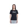 Fila Изумрудная Мягкая Удобная Повседневная Простая Дышащая Футболка с Коротким Рукавом Женские топы Legendary-Blue F11W434102F-NV