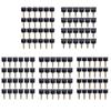 120Pcs High Heel Tip Caps TPU Polyurethane Iron Shoes Repairing Replacement Kits