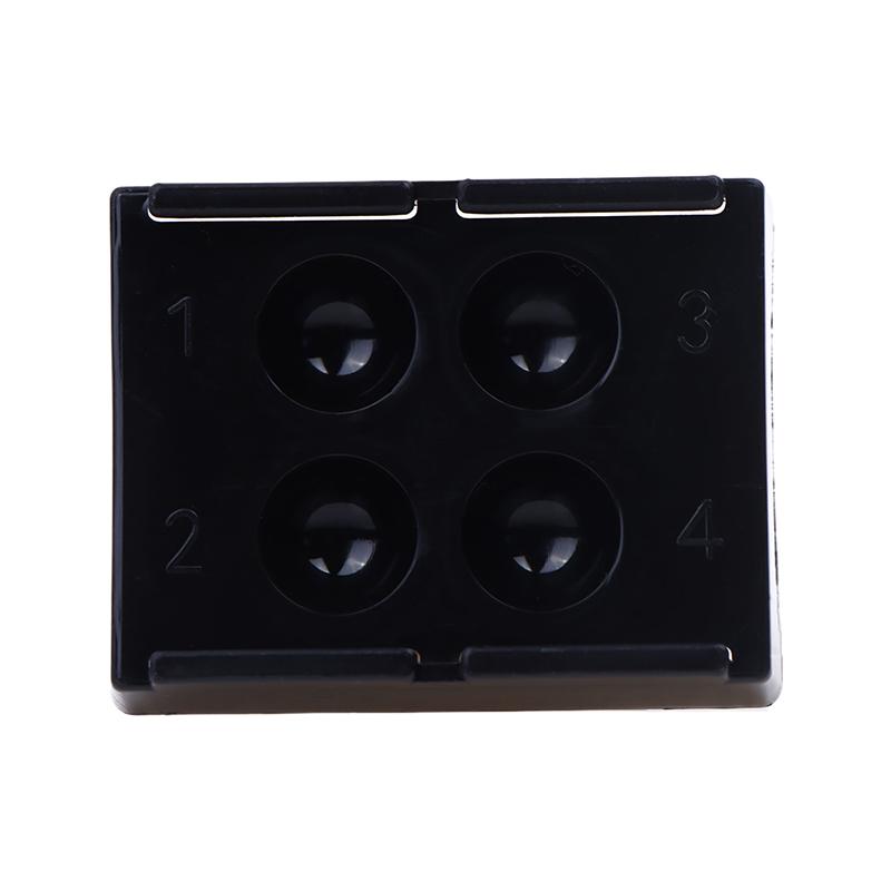 4 отверстия стоматологический затеняющий световой короб композитная смола смешивание скважина светонепроницаемый хранение Хадинг цвет тонирующий футляр стоматологический материал