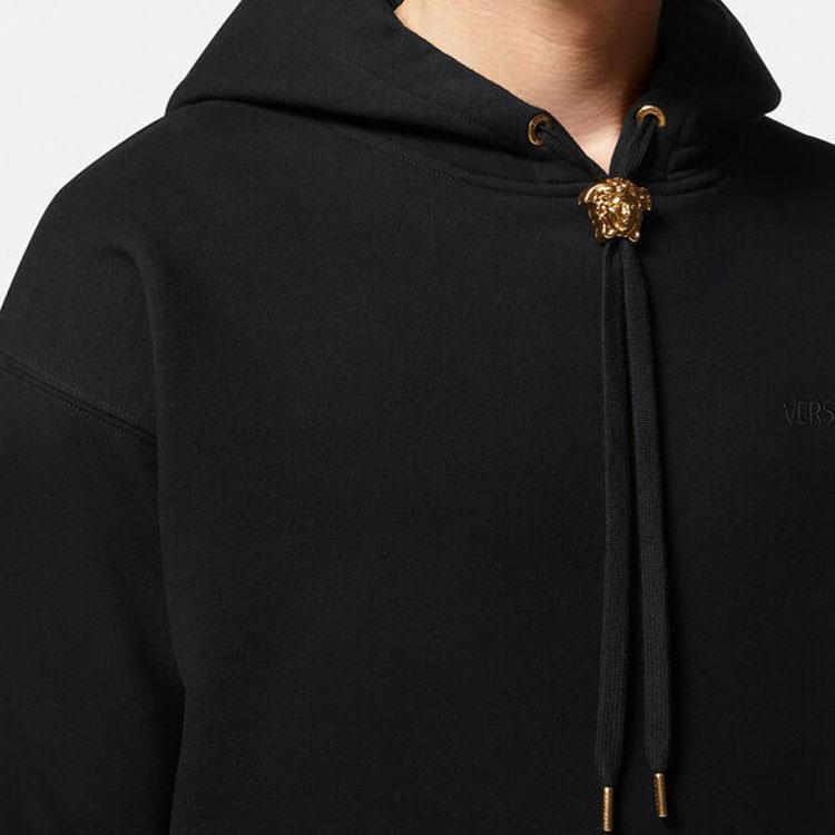 VERSACE Medusa Head Detailed Drawstring Hoodie 1008661-1A06213-1B000