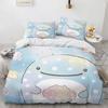 3D-печатный мультяшный пододеяльник Sumikko Gurashi с рисунком аниме Kawaii Комплект постельного белья Double Twin Full Queen King Взрослый Детский пододеяльник