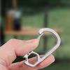 Carabiner Keychain Ultra-Light Ti 10g Robust and Sleek Key Chain Carabiner Clip for Keys and