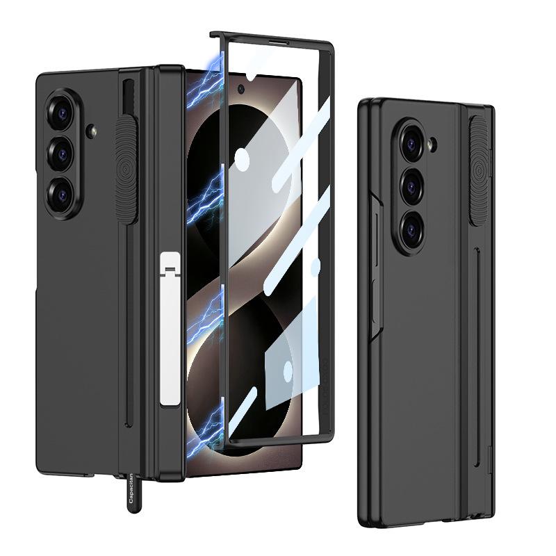 Применимо к чехлу для мобильного телефона Samsung Fold8Ultra, складной, магнитный шарнир, всесторонний, регулировка шестерни, встроенное гнездо для стилуса